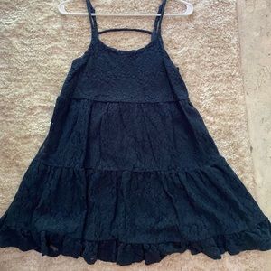 Navy blue lace dress